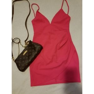 Pink fashion nova dress